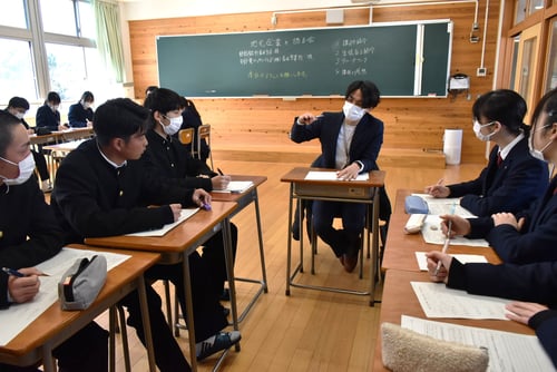 地域の企業の方とのディスカッション